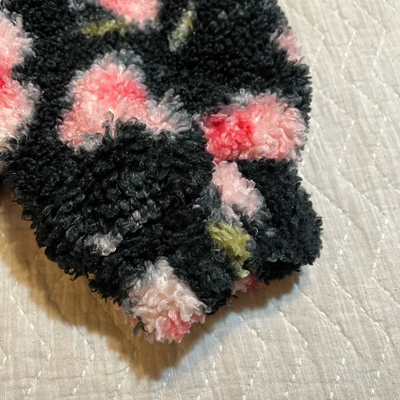 Floral Fleece women’s 3/4 zip pullover - Picture 6 of 7